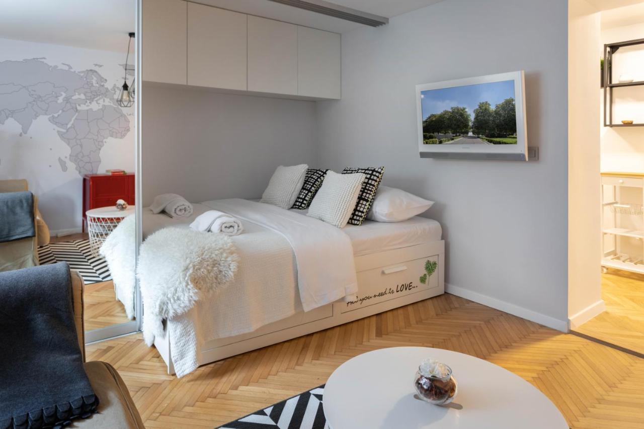 萨格勒布Modern Studio Near British Square公寓 外观 照片