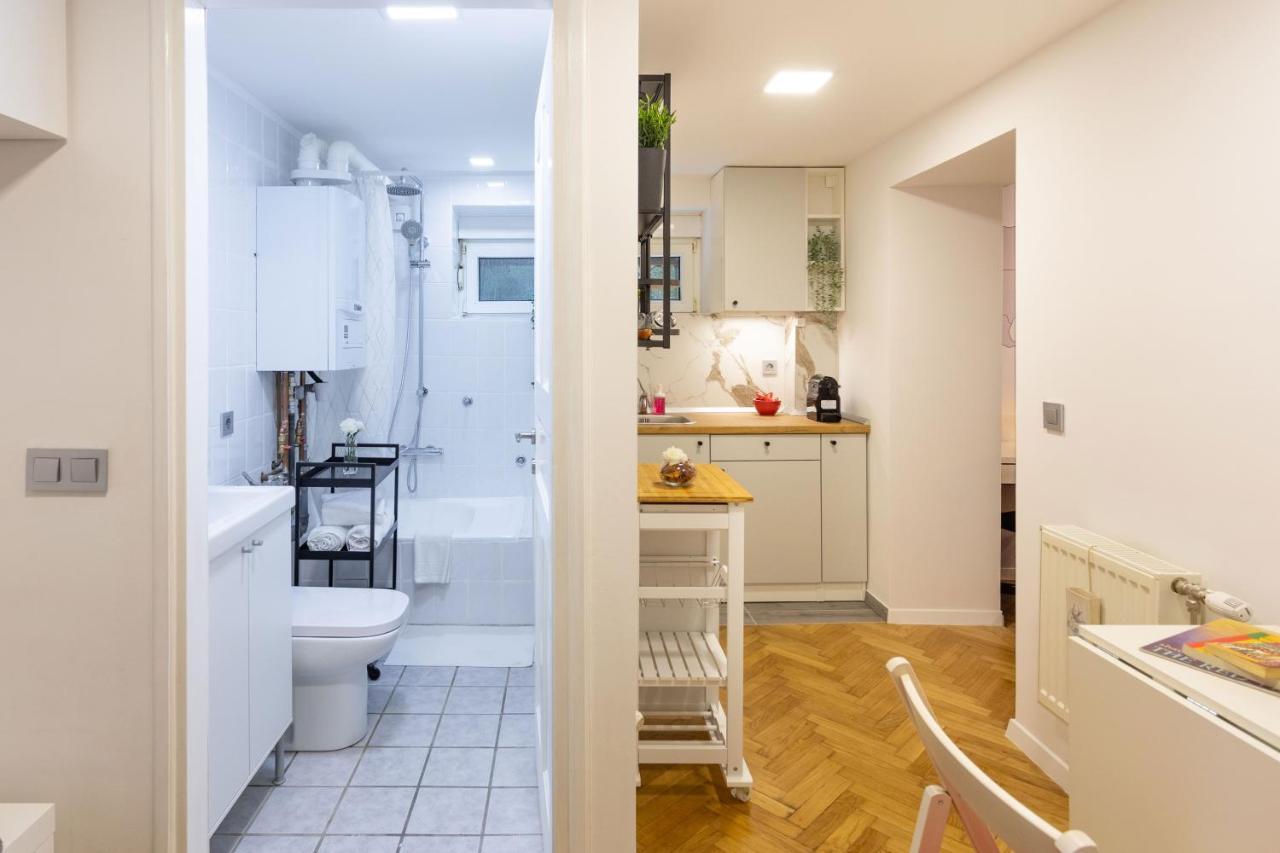 萨格勒布Modern Studio Near British Square公寓 外观 照片
